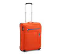 RONCATO LITE SOFT Trolley Cabine 55 x 40 x 20 cm | Valise à bagages à main ultra légère, fermeture TSA, Orange brillant, 2 ruote, Bagage à main