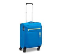 RONCATO LITE SOFT Trolley Cabine 55 x 40 x 20 cm | Valise à bagages à main ultra légère, fermeture TSA, bleu cobalt, 4 ruote, Bagage à main