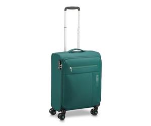 RONCATO LITE SOFT Trolley Cabine 55 x 40 x 20 cm | Valise à bagages à main ultra légère, fermeture TSA, Émeraude, 4 ruote, Bagage à main