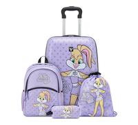 Roncato Looney Tunes DLX Set DE VALISES (Cabine, Sac à Dos Enfant) - Lola Bunny