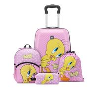 Roncato Looney Tunes DLX Set DE VALISES (Cabine, Sac à Dos Enfant) - Titi