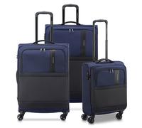 Roncato Metropolitan 4 roulettes Set de valises 3 pièces avec soufflet d'extension bleu