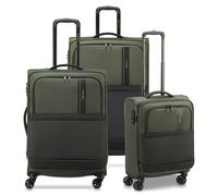 Roncato Metropolitan 4 roulettes Set de valises 3 pièces avec soufflet d'extension olive