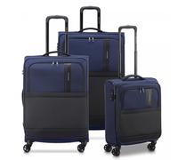 Roncato Metropolitan Travel Set De Valises (grande, Moyenne, Cabine) - Bleu Nuit