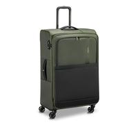 RONCATO METROPOLITAN Valise souple Trolley extensible avec fermeture éclair et système de fermeture TSA, vert militaire, Grande
