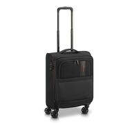 RONCATO METROPOLITAN Valise Trolley Cabine 55x40x20/25 cm, extensible avec fermeture éclair et système de fermeture TSA - Noir, Noir , Cabina