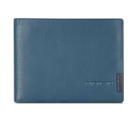 Roncato Monaco Porte-monnaie Protection RFID Cuir 11 cm bleu
