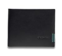 Roncato Monaco Porte-monnaie Protection RFID Cuir 11 cm noir