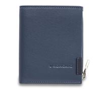 Roncato Monaco Porte-monnaie Protection RFID Cuir 8 cm bleu