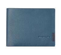 Roncato Monaco Porte-monnaie Protection RFID Cuir véritable 12.5 cm bleu