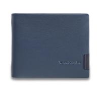 Roncato Monaco Porte-monnaie Protection RFID Cuir véritable 9.5 cm bleu pétrole