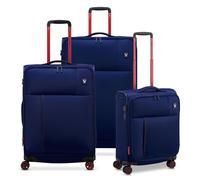 Roncato Move 4 roulettes Set de valises 3 pièces avec soufflet d'extension bleu