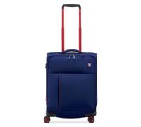 RONCATO MOVE Valise Cabine Souple Extensible - 55x40x20/23 cm - Format Accepté Compagnies Aériennes - 4 Roues Pivotantes - Léger et Résistant - Bagage à Main - Bleu Outremer, Bleu Outremer, Cabine