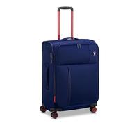 RONCATO MOVE Valise Moyenne Taille Souple Extensible - 66x46x27/30 cm - 4 Roues Pivotantes - Léger et Résistant - Bagage de Voyage - Bleu Outremer, Bleu Outremer, Moyenne, Casual