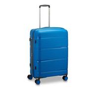 RONCATO R-LITE Chariot Moyen Rigide, 4 roues Extensible avec zip - Bleu Cobalt