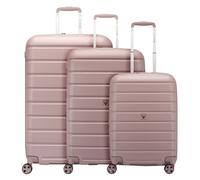 Roncato Relife 4 roulettes Set de valises 3 pièces avec soufflet d'extension or rose