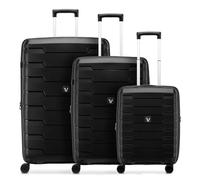Roncato Skyline 2.0 4 roues Set de valises 3 pièces avec soufflet d'extension noir