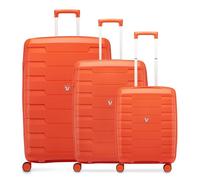 Roncato Skyline 2.0 4 roues Set de valises 3 pièces avec soufflet d'extension orange
