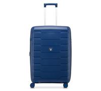 RONCATO SKYLINE 2.0 Trolley Lot de 4 roues extensible avec système de fermeture TSA, bleu nuit, Media