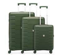 Roncato Skyline 2.0 Neon 4 roulettes Set de valises 3 pièces vert