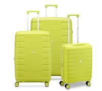 RONCATO SKYLINE 2.0 Trolley Lot de 4 roues extensible avec système de fermeture TSA, Cyber Lime, Set 3 trolley