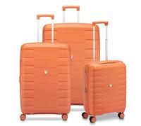 Roncato Skyline 2.0 4 roulettes Set de valises 3 pièces avec soufflet d'extension orange