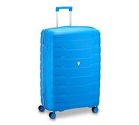 RONCATO SKYLINE 2.0 Trolley Lot de 4 roues extensible avec système de fermeture TSA, Sky Blue, Grande