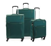 Roncato Speed 4 roulettes Set de valises 3 pièces avec soufflet d'extension vert