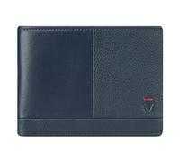 Roncato Trial DLX Porte-monnaie Protection RFID Cuir 12.5 cm bleu pétrole