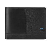 Roncato Trial DLX Porte-monnaie Protection RFID Cuir 9.5 cm noir