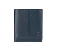 Roncato Trial DLX Porte-monnaie Protection RFID Cuir 9 cm bleu pétrole