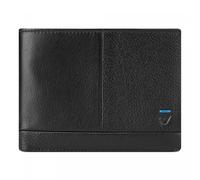Roncato Trial DLX Porte-monnaie Protection RFID Cuir 12.5 cm noir