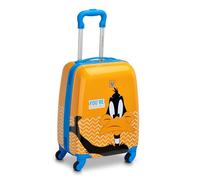 RONCATO Valise Trolley Looney Tunes Daffy Duck Orange - Bagage Trolley pour Enfants de 2 à 5 Ans - Taille 44x31x20