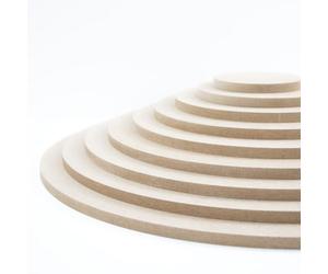Rond De Bois - Planche Ronde En Bois 15 cm - Disque En Bois - Rondin De Bois MDF - Rond MDF 10mm - Travaux Manuels