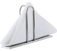 Rond de serviette, acier inoxydable 18/10, 18x4,5x12,5 cm, poli satiné