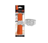 Rond de serviette anniversaire argent 40ans (x6) REF/RSP04A