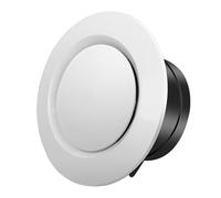 Rond D'Évent Évent De Soffite, Couvercles De Ventilation De Climatisation À Disque Réglable, Diffuseur De Plafond Couvercle De Grille D'Evacuation Air(200mm)