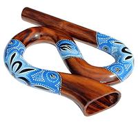 Rond Didgeridoo de voyage Horn Travel didge did104 Bleu