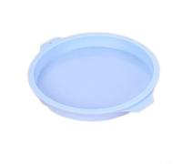 Rond en silicone pour la cuisson de gâteaux superposés, mousse au chocolat, passe au four et au micro-ondes, passe au lave-vaisselle, non (20,3 cm, bleu)