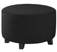 Rond Housse de Pouf Ottomane Extensible 60 50x50 cm Housse de Repose-Pieds Protecteur de Meubles Housse de Tabouret avec Fond Élastique Antidérapante ( Color : #3 , Size : Medium(20-23IN/50-58CM) )