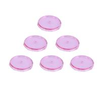 Rond Pilulier PC Portable Scellé Mini 7 Jours Empilable Rose | Sept Compartiments Filetés, Format Voyage, Rangement Quotidien, Facile à Glisser un Paquet