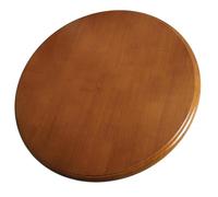 Rond Plaque De Service Rotatif 60 70 80 90cm Grand Plateau Tournante Pour Table À Manger Table Tournante En Bois 360° Plateau Rotatif D'affichage Silencieux Facile À Partager(Dark brown,31in/80cm)