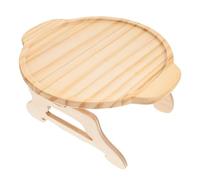 Rond Plateau Pliable en Bambou de Canapé pour Maison | Grande Surface, Usage Lit ou Accoudoir, Design Simple, Portable et Stable au Quotidien