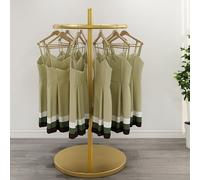 Rond Porte-vêtements Rotatif, Présentoir de détail Porte-Manteau autoportant Robuste, pour Les Grands Centres Commerciaux Au Détail,Affichage de Boutique de Vêtements Buanderie Suspendue Polyvalente