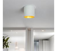 Rond Spot Plafonnier Point Métal en Blanc Or GU10 Ø12 , 7cm Multiple Salle Lampe