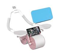 Ronde Ab, Roue abdominale à rebond automatique for l'entraînement des muscles abdominaux, charge élevée de 100 kg(Pink)