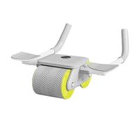 Ronde Ab, Roue abdominale à rebond automatique, roue robuste en ABS, équipement d'exercice abdominal(Yellow)