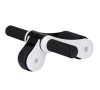 Ronde Ab, Roue abdominale pliable for exercices de fitness à domicile, équipement d'entraînement des bras(White)