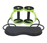 Ronde Ab, Roue abdominale robuste, équipement d'exercice abdominal multifonctionnel, appareil, fitness à domicile(Grün)