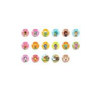 Ronde Carte pour Animal Crossing Series 5 Amiibo pour Switch HAOBUY - Canard 17PCS
